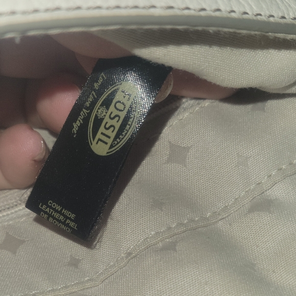 Fossil Marlow Flap Shoulder Bag in Bone - Picture 7 of 14